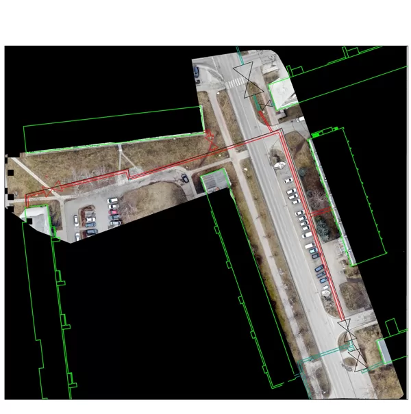 Ortofoto plus topogrāfija